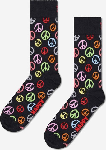 Happy Socks Nogavice 'Peace' | bež barva