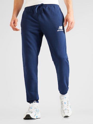 new balance Tapered Pants 'Essentials' in Blue: front