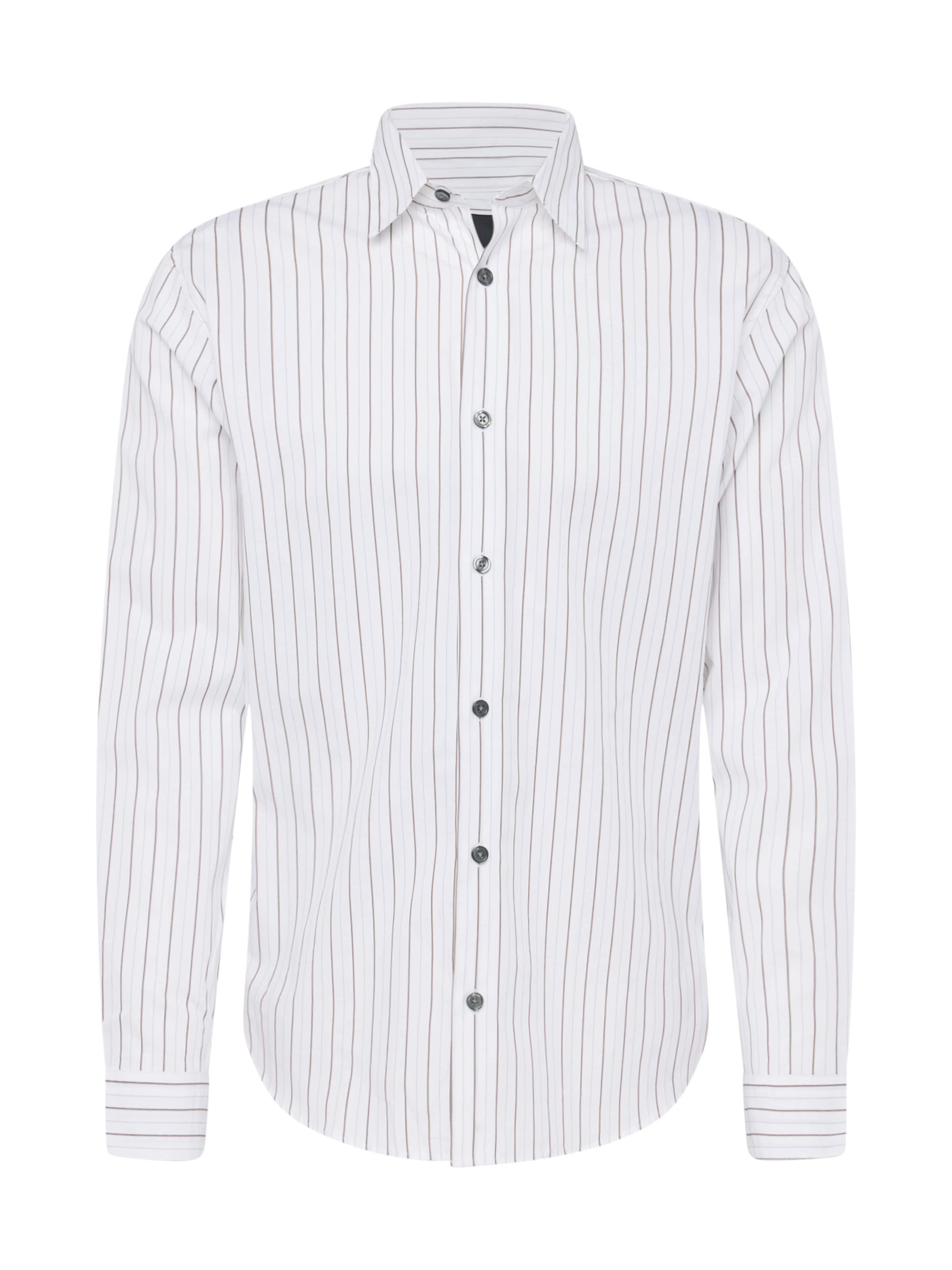 JACK & JONES Comfort Fit Košeľa 'JPRBLABUSHWICK STANLEY' - Biela: predná strana