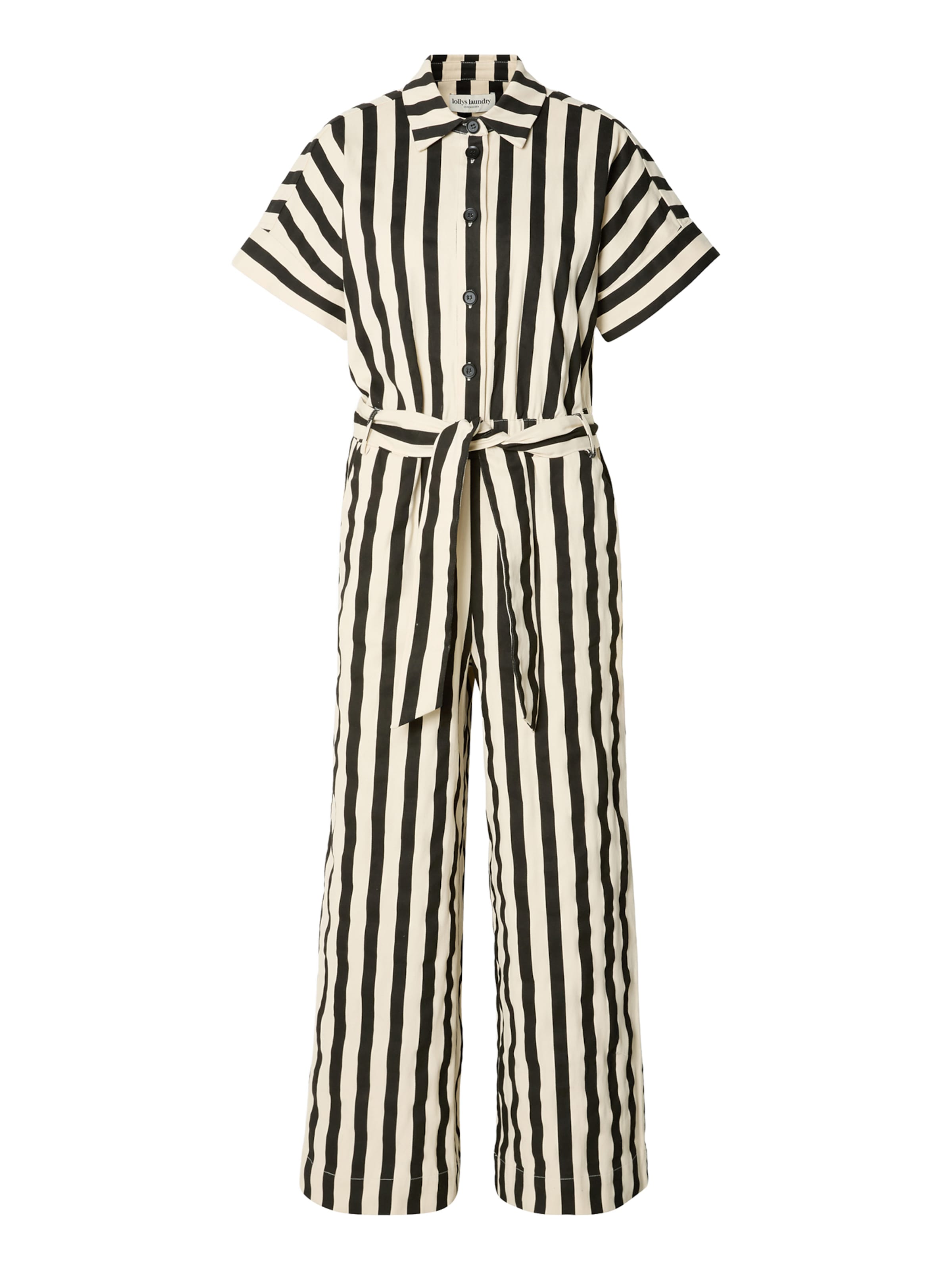 Lollys Laundry - Jumpsuit 'Mathilde' en negro: frente