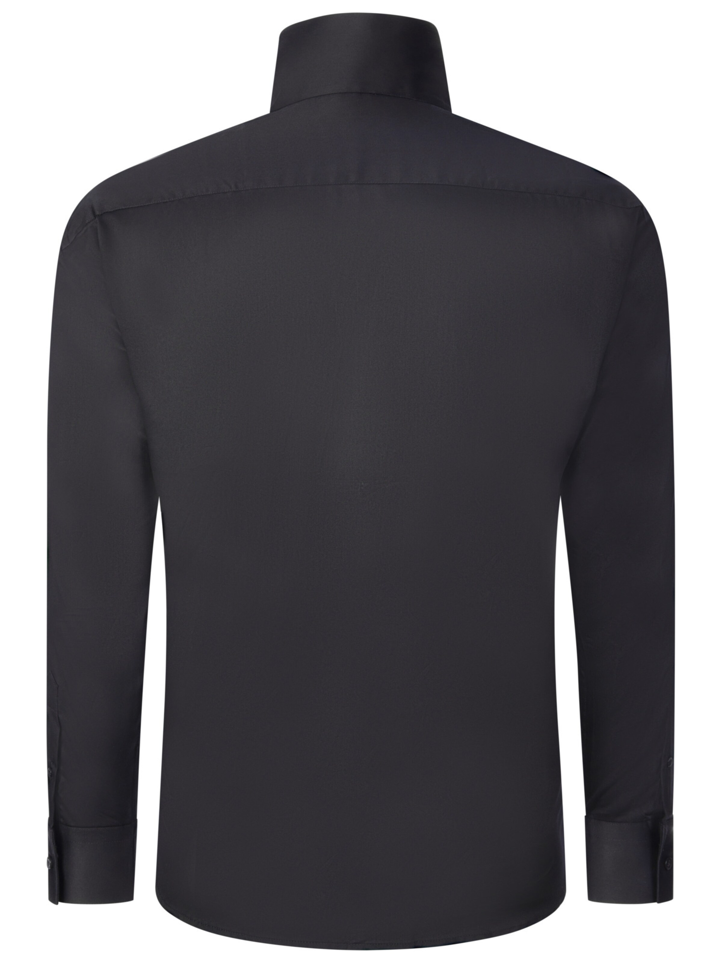 Karl Lagerfeld - Ajuste regular Camisa en negro: atrás