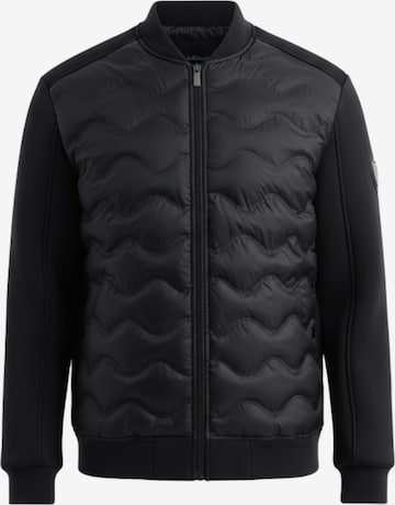 Ombre Tussenjas in Zwart: voorkant