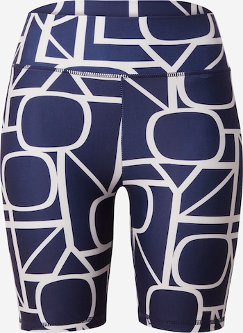 ONLY PLAY Skinny Sportbroek 'FONT-2' in Blauw: voorkant