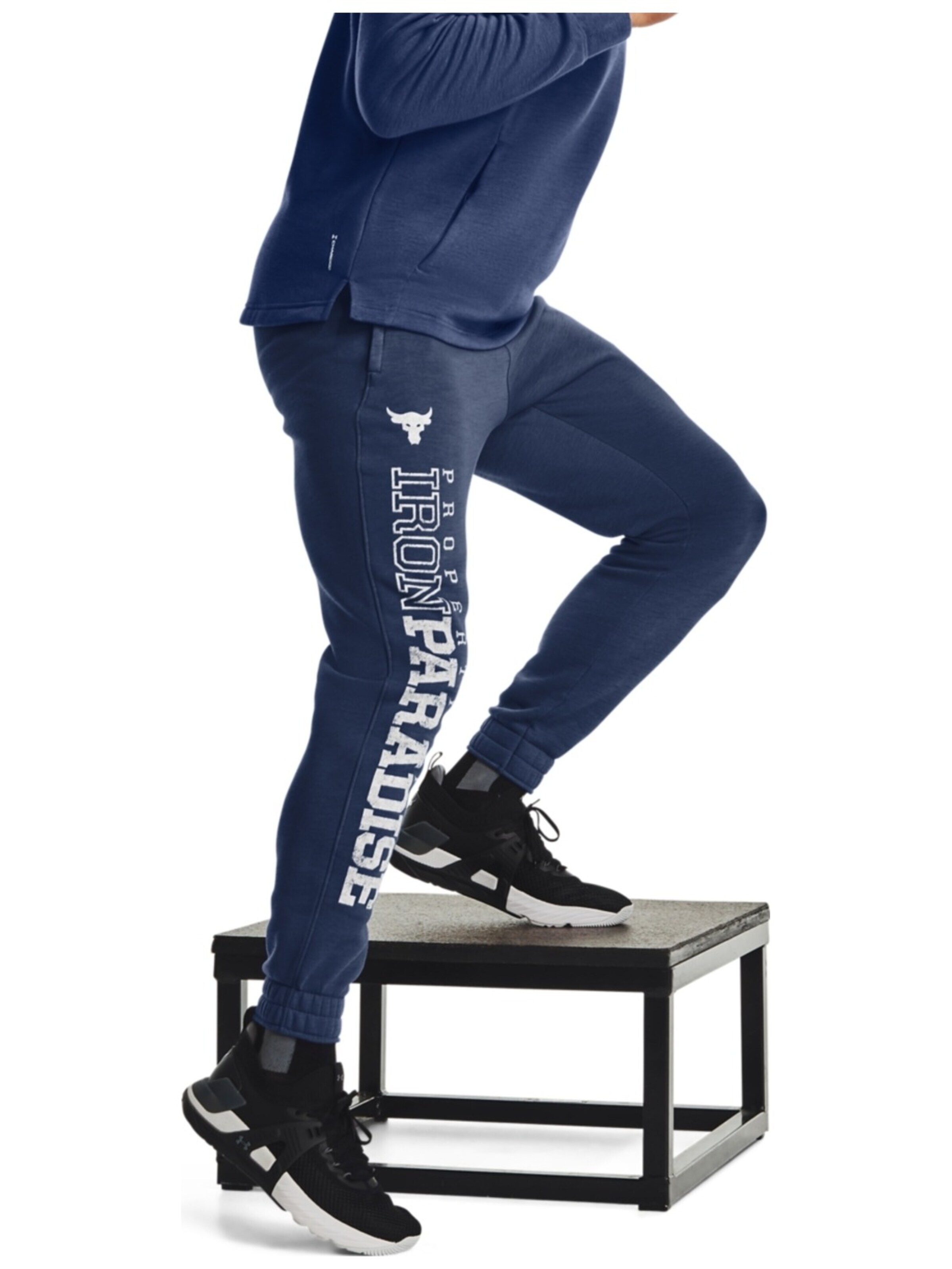 UNDER ARMOUR Regular Sports trousers 'Under Armour UA Pjt Rock' in Blue