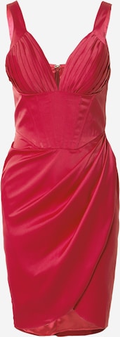 Chi Chi London Dress in Pink: front