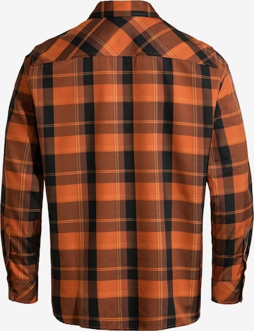 VAUDE Regular fit Athletic Button Up Shirt in Orange
