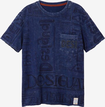 T-Shirt 'Mark' Desigual en bleu : devant