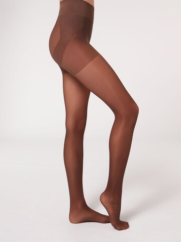 CALZEDONIA Fine Tights in Brown