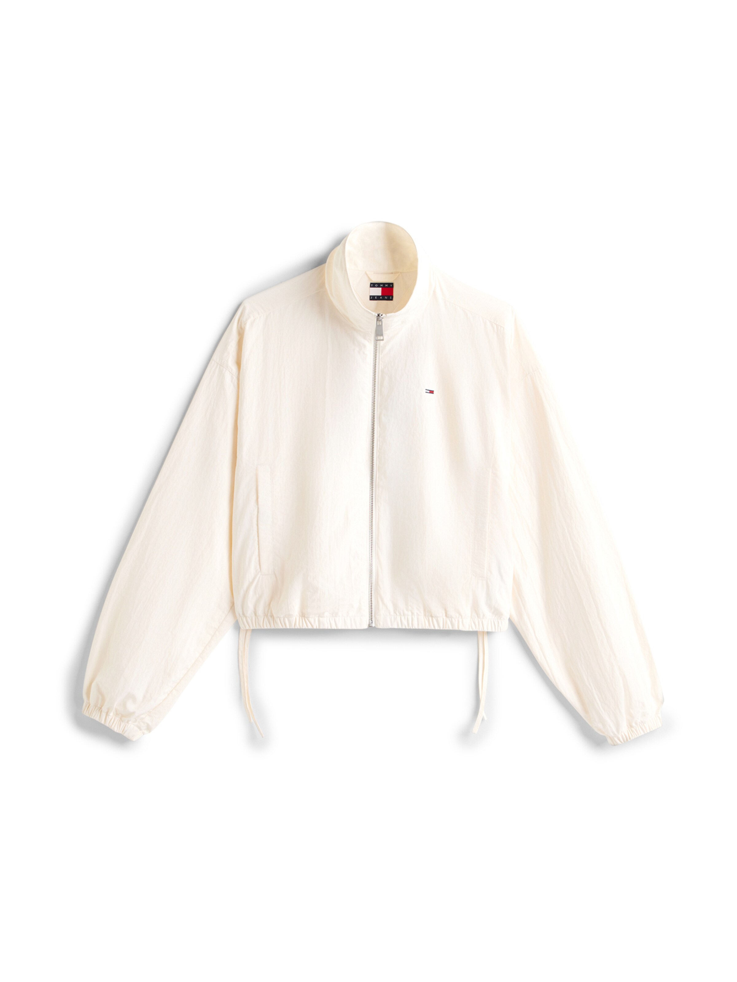 Tommy Jeans Преходно яке в бяло: отпред