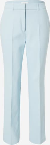 s.Oliver BLACK LABEL Regular Trousers with creases in Blue: front