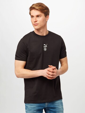 T-Shirt fonctionnel PUMA en noir : devant