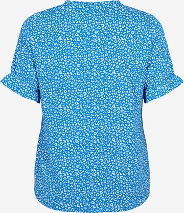 Camicia da donna 'EANNI' di Zizzi in blu