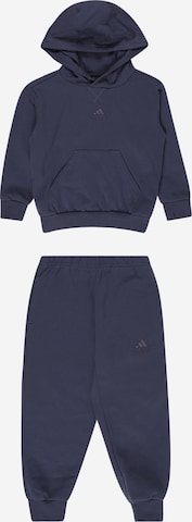 ADIDAS SPORTSWEAR Trainingsanzug 'Little Fleece' in Blau: predná strana