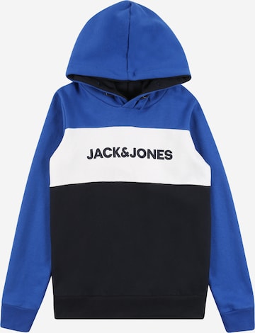 Sweat Jack & Jones Junior en bleu : devant