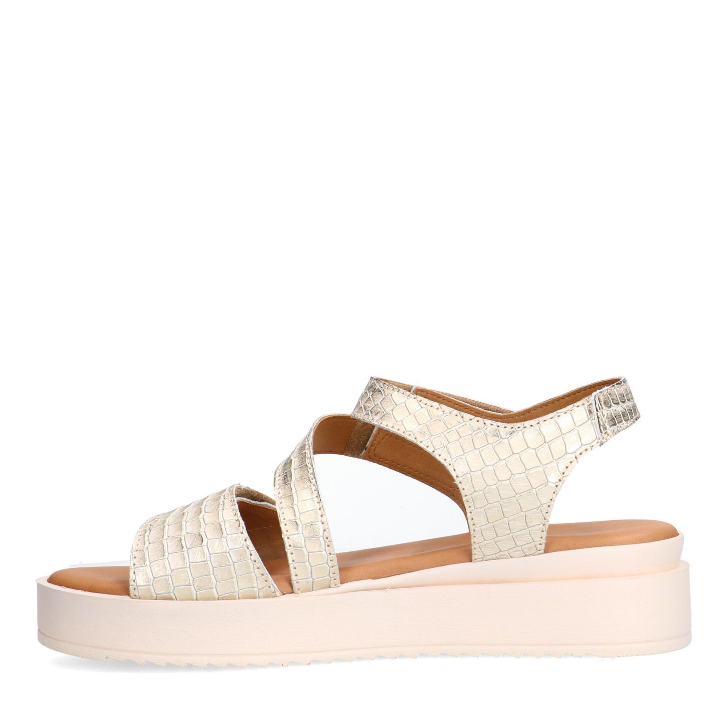 Sandales no stress en or