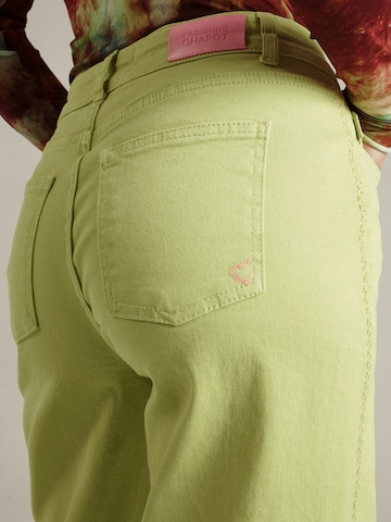 Fabienne Chapot Wide leg Jeans 'Thea' in Green