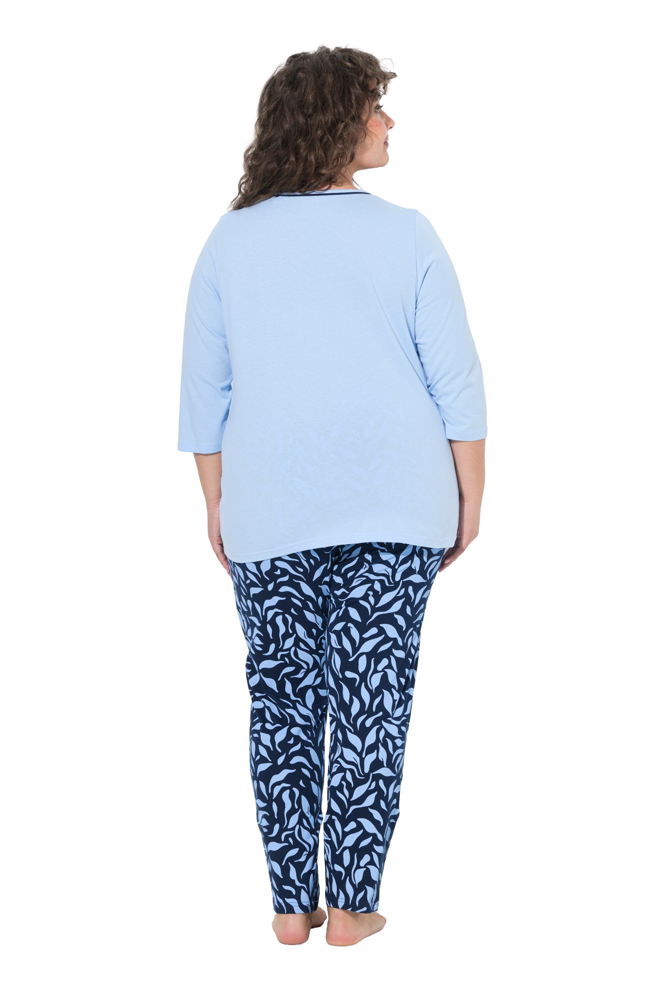 Ulla Popken Pajama in Blue