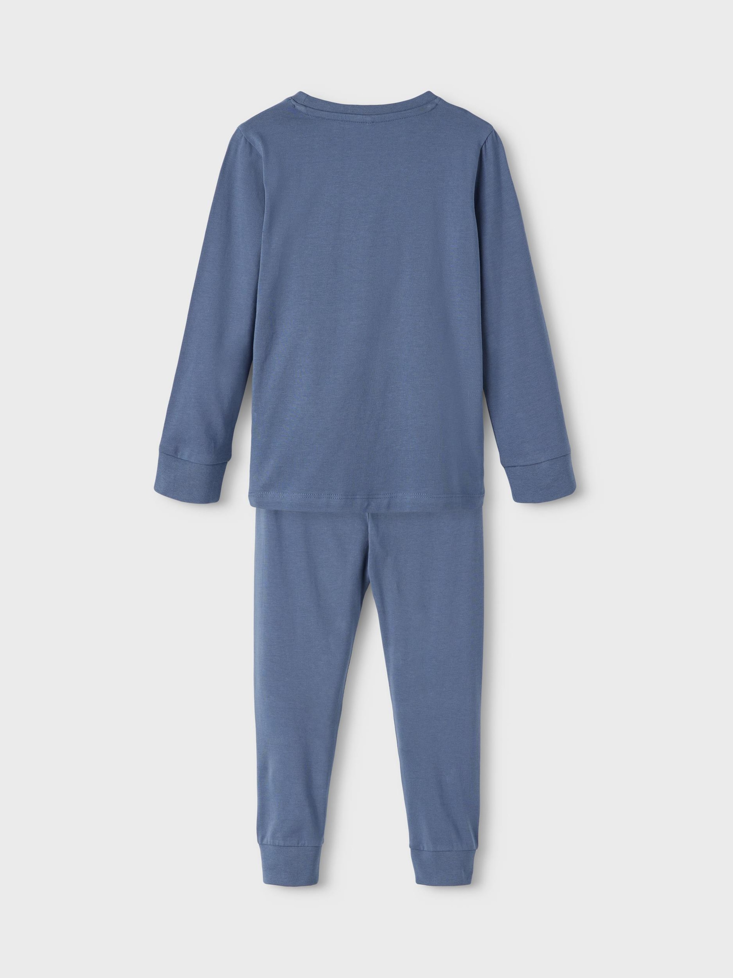 Garçon Pyjama Jcb Natan NAME IT en Bleu Clair, Bleu Marine 