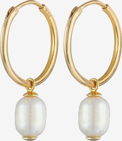 ELLI PREMIUM Ohrringe Perle, Perlenohrhänger in gold, Produktansicht