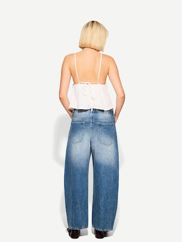 Baggy Jean Bershka en bleu