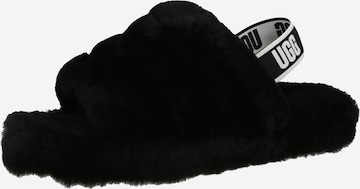 UGG Slippers in Black: front