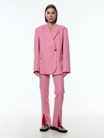 EDITED Flared Trousers 'Ejla' in Pink