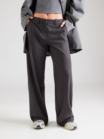 WEEKDAY Zvonové kalhoty Kalhoty 'Speed Dylan' – šedá: přední strana