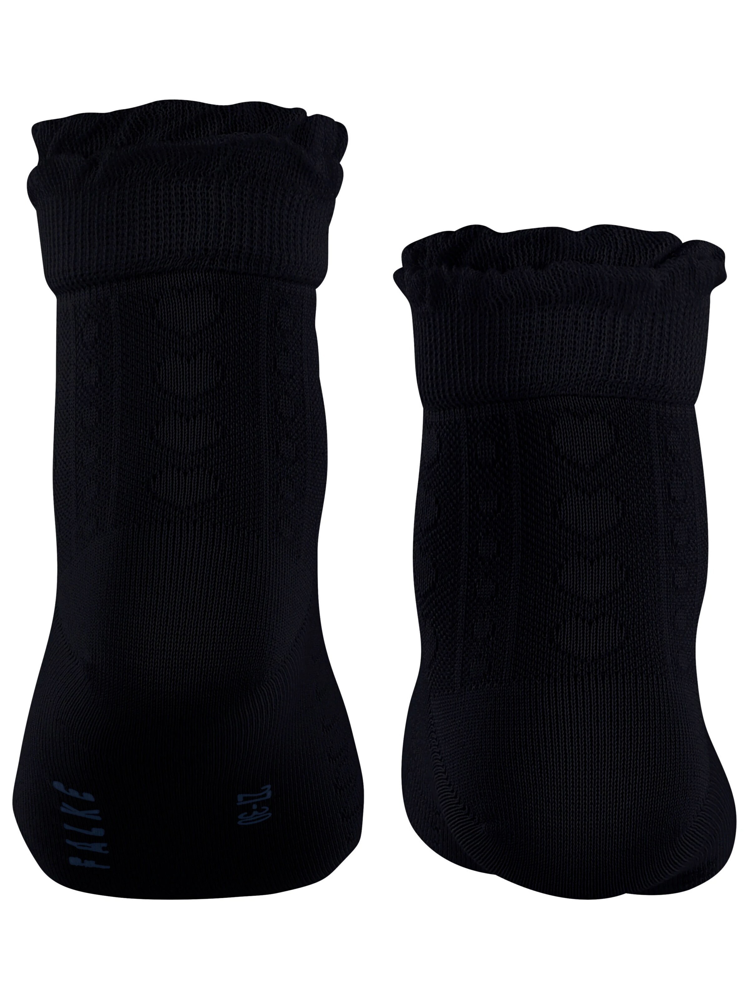 FALKE Socken 'Romantic Net'‌ in Blau: Vorderseite