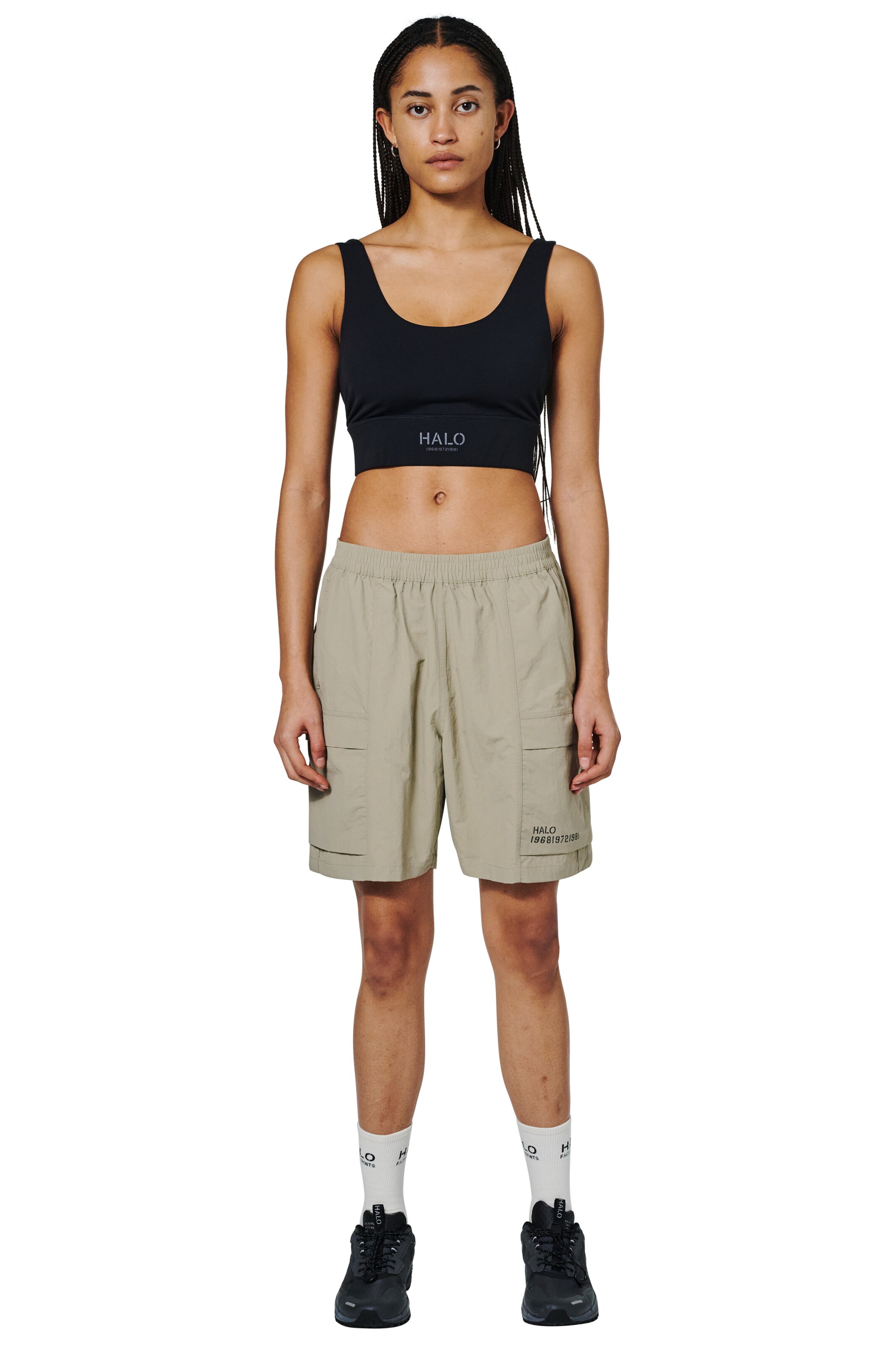 HALO Regular Cargo Pants in Beige