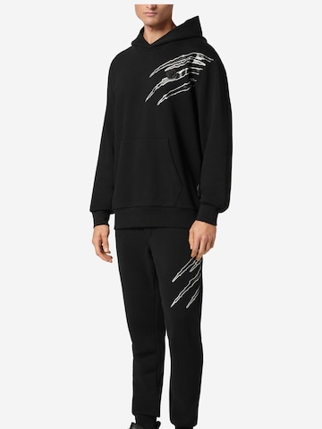 Plein Sport Sweatshirt 'Scratch' in Black