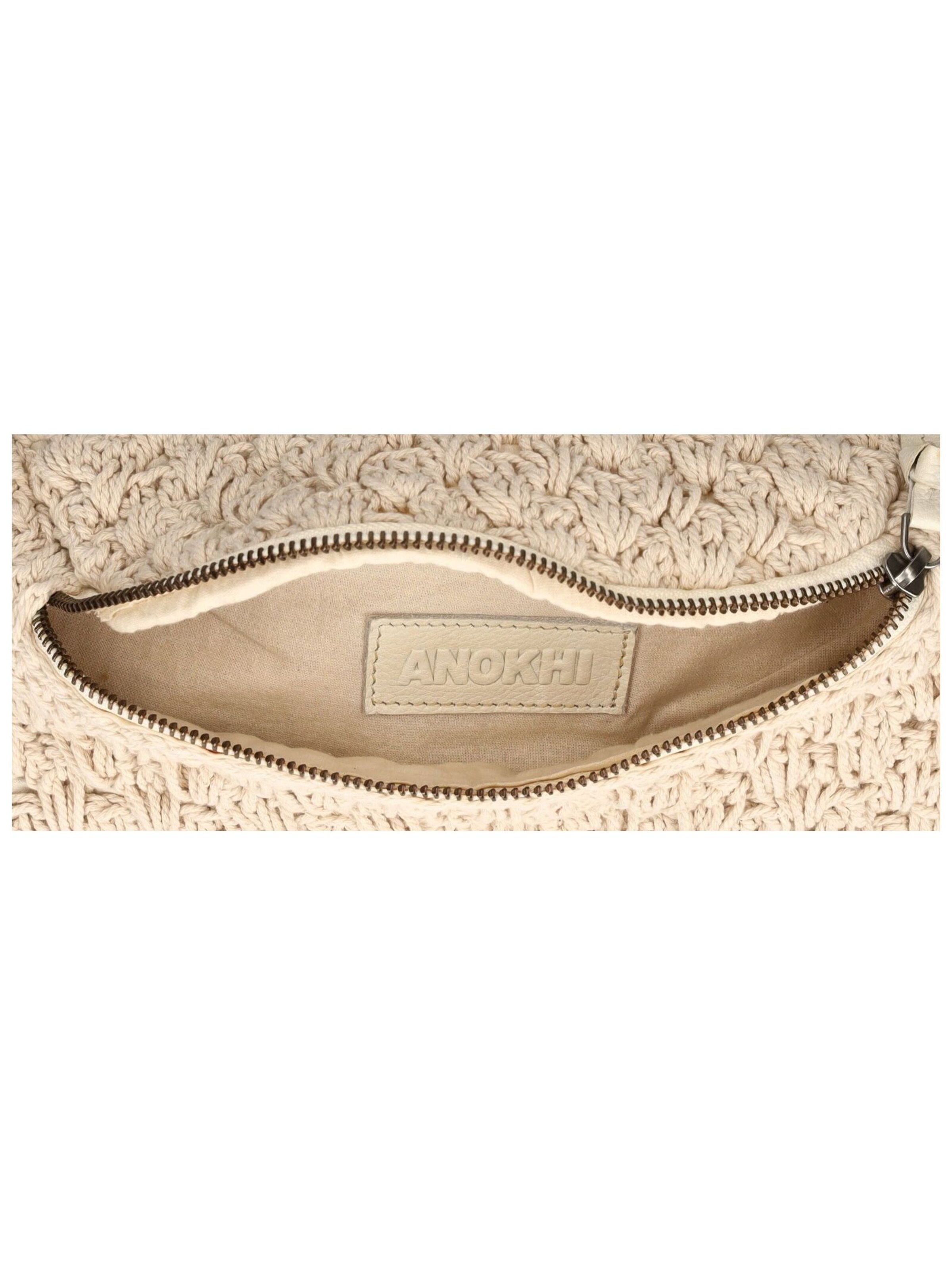 ANOKHI Schoudertas in Beige