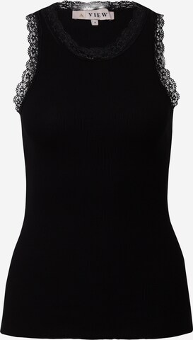 A-VIEW Top 'Florine' in Black: front