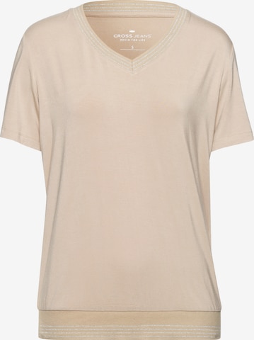 Cross Jeans Shirt in Beige: predná strana