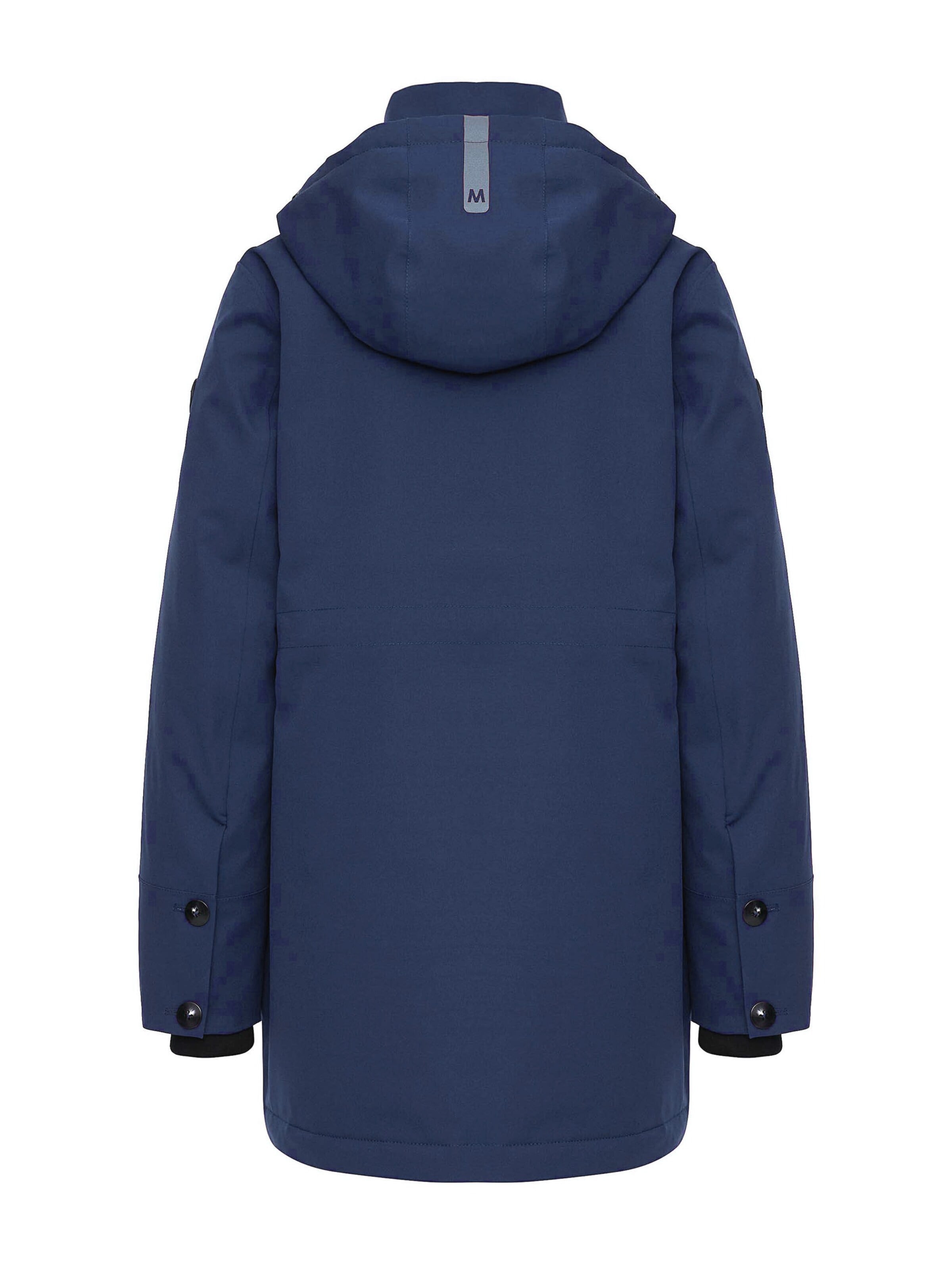 MANISA Wintermantel 'Regenjacke' in Blauw