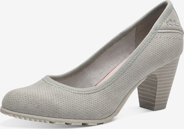 s.Oliver - Zapatos con plataforma en gris: frente