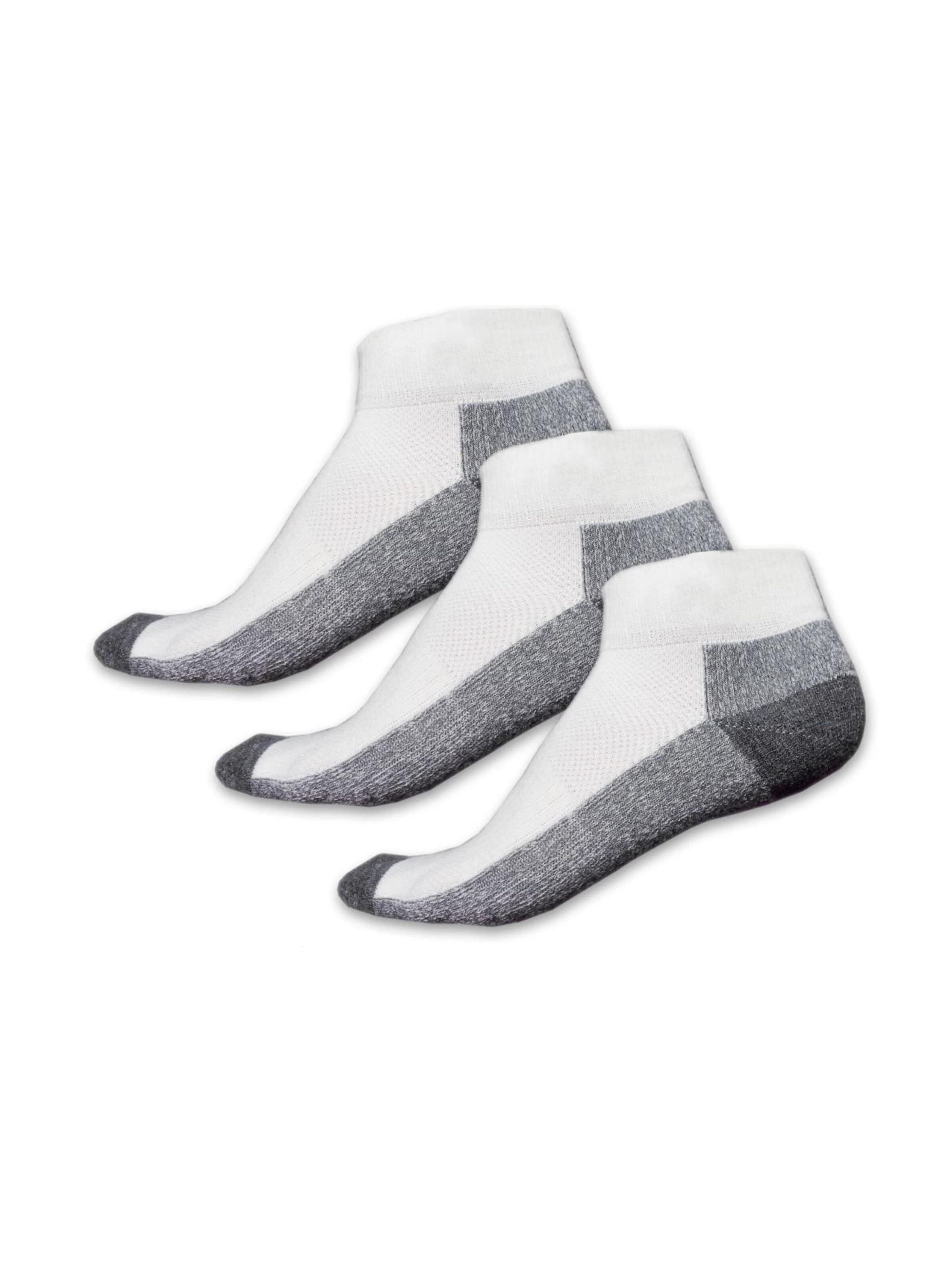 Posh Gear - Calcetines 'Corto' en blanco: frente