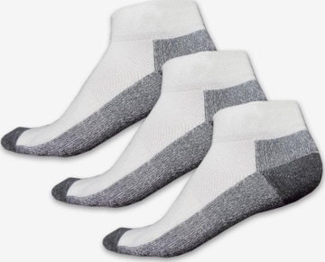Posh Gear - Calcetines 'Corto' en blanco: frente