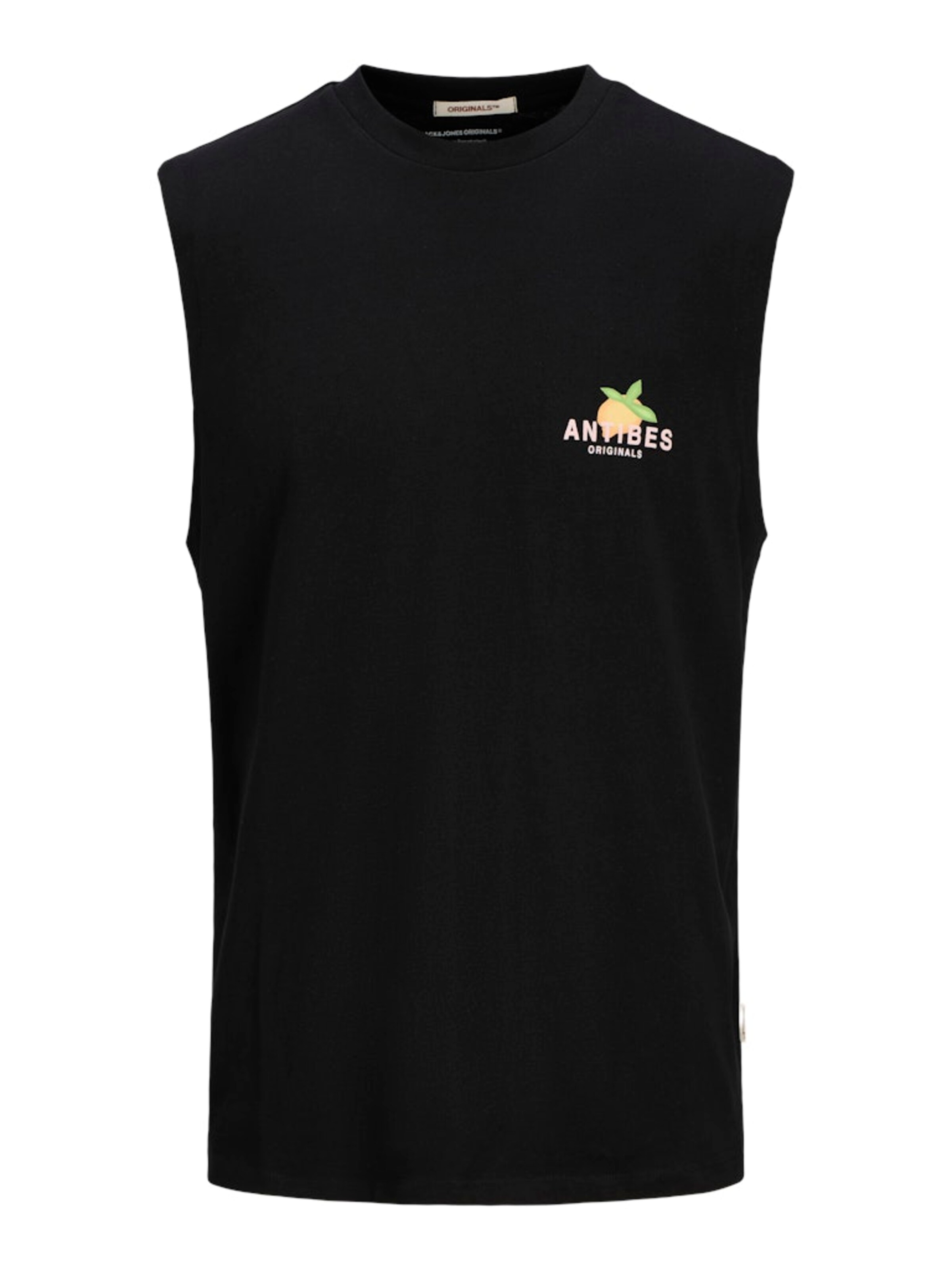 melns JACK & JONES T-Krekls 'JORCANGGU'