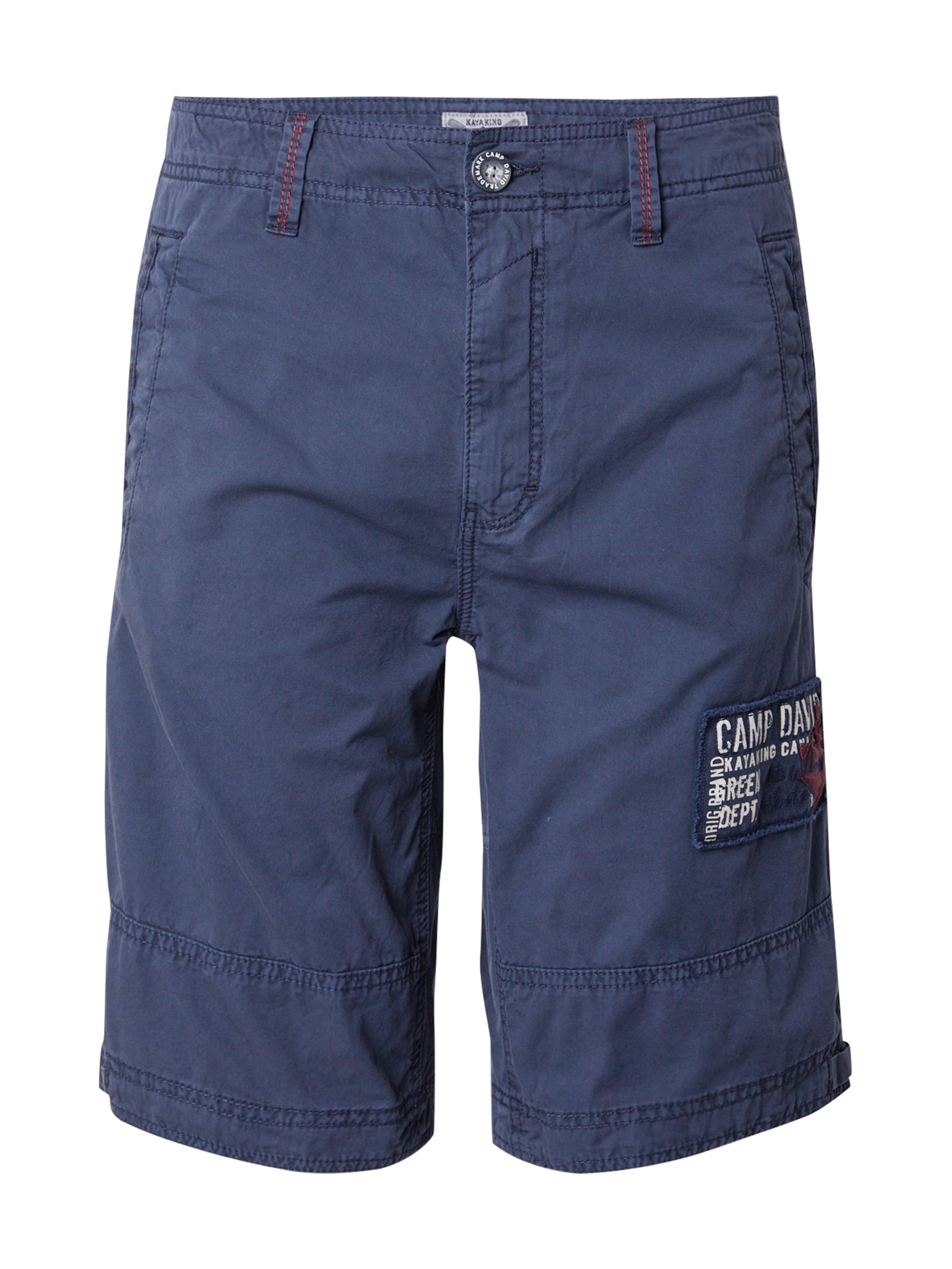 CAMP DAVID Παντελόνι σε μπλε: μπροστά
