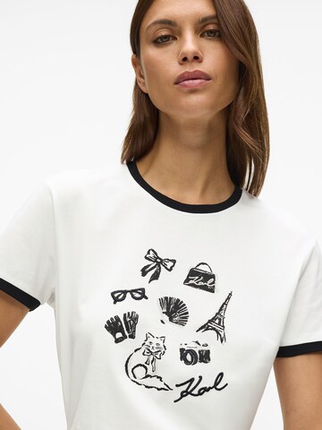 Karl LagerfeldMajica 'Charms' - bijela boja