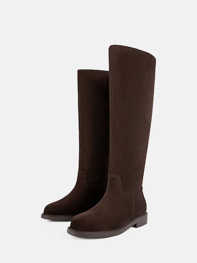 L37 HANDMADE SHOES Boots 'MR JONES MAXI' i mørkebrun, Produktvisning