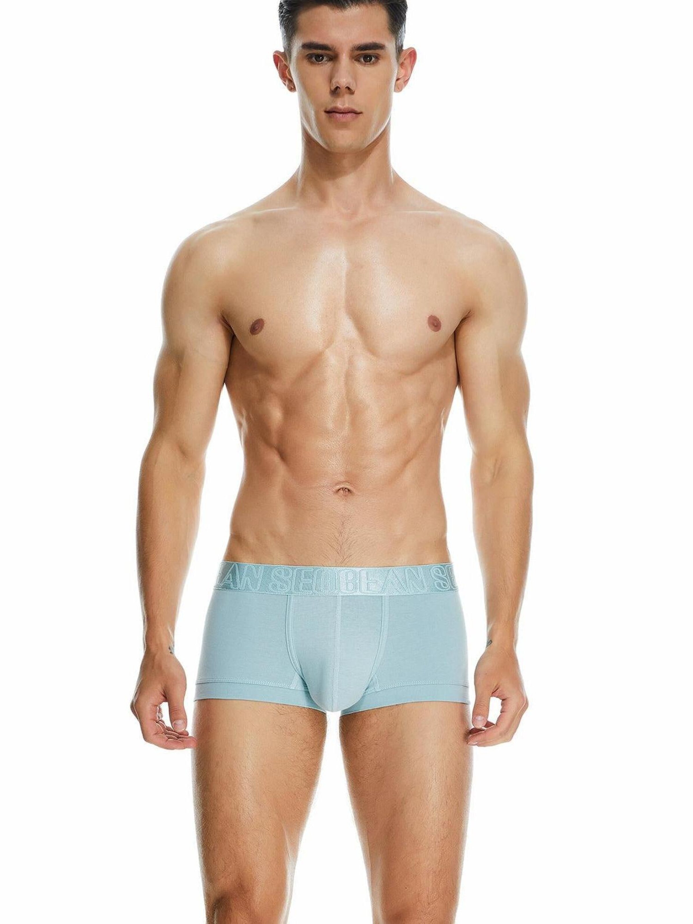 SEOBEAN Boxer shorts 'Solid' in Blue