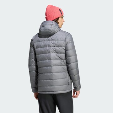 ADIDAS TERREX Μπουφάν πεζοπορίας ' Multi Light Down CLIMAWARM Hooded' σε γκρι