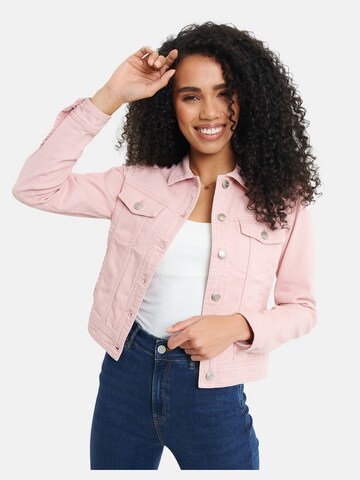 Veste mi-saison 'Rome' Threadbare en rose : devant