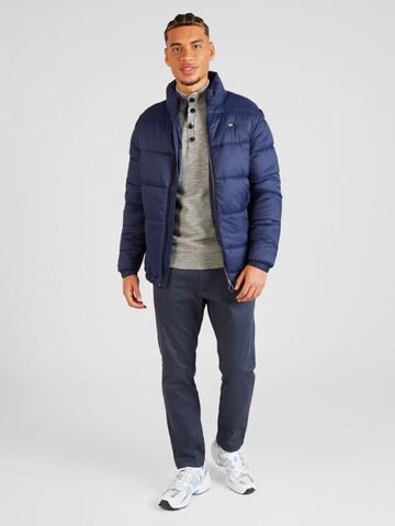 BLEND Winter jacket in Blue