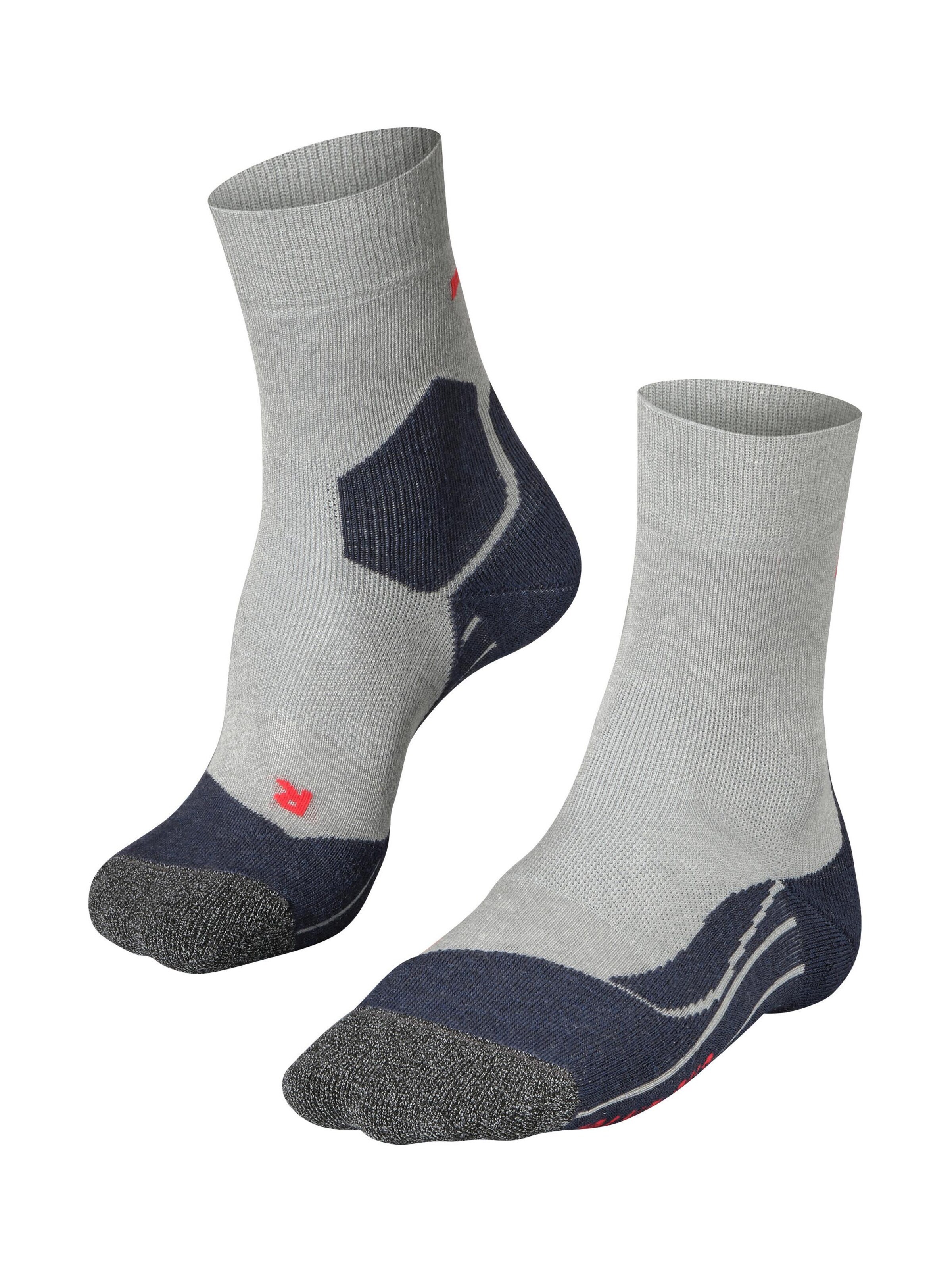 FALKE Athletic Socks 'RU3 Comfort' in Grey: front