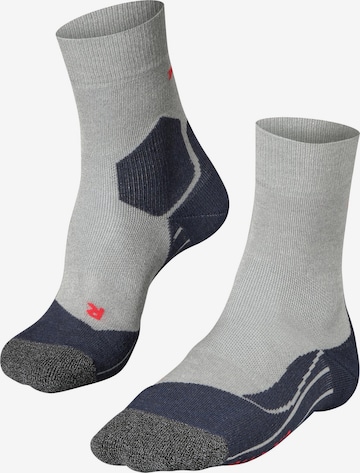 FALKE Athletic Socks 'RU3 Comfort' in Grey: front