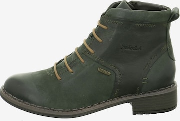 JOSEF SEIBEL Lace-Up Ankle Boots 'Selena' in Green