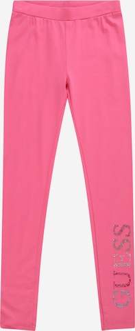 GUESS - Skinny Leggings en rosa: frente