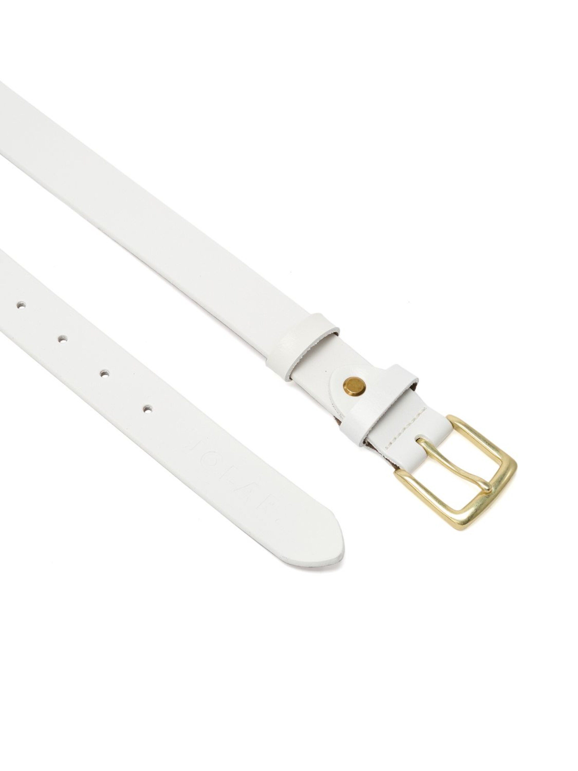 jolar Belt 'GENUINE' in White